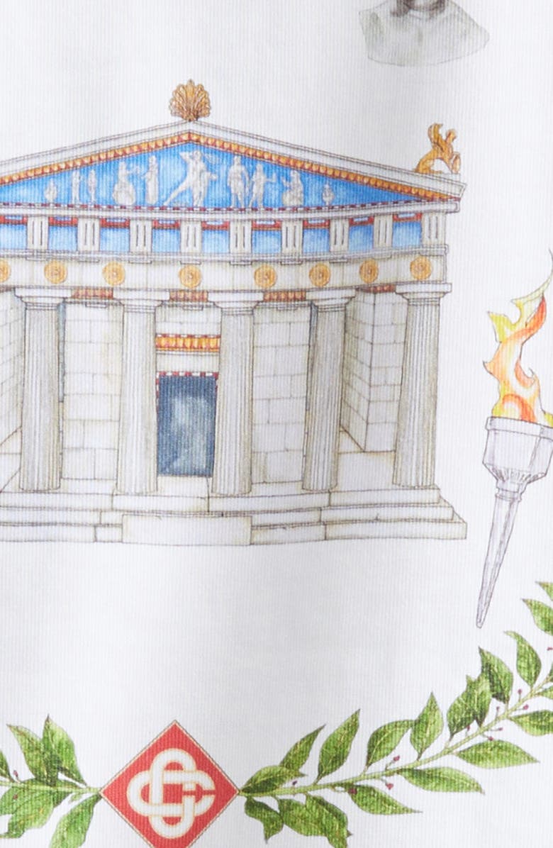 Casablanca Le Temple du Sport Graphic T-Shirt, Alternate, color, 