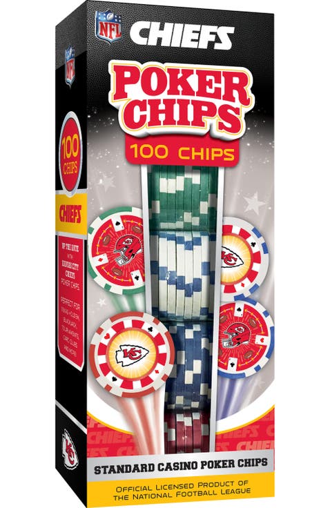 Kansas City Chiefs 100 Piece Poker Chips