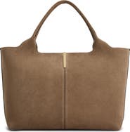 Tod's Medium Suede Shopping Tote