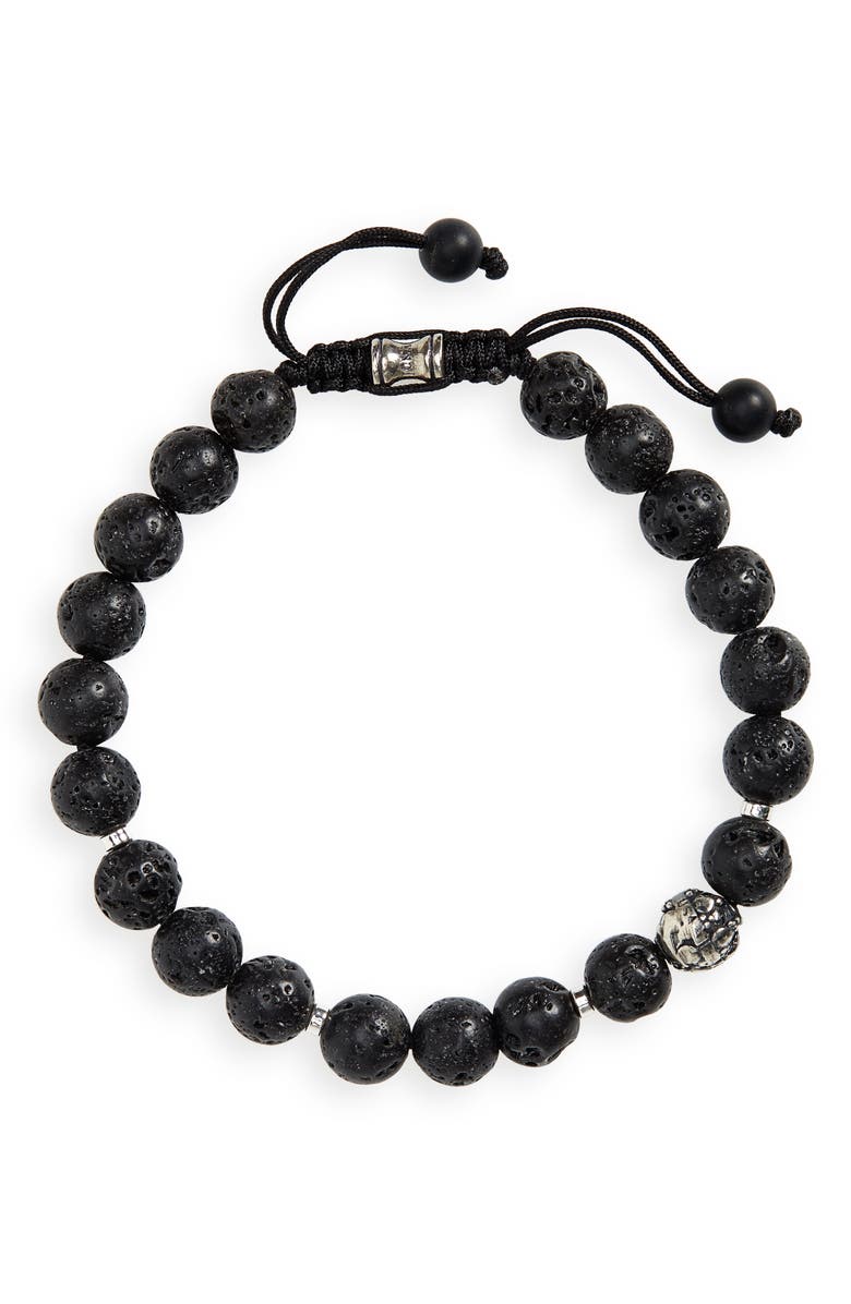 Jonas Studio Adjustable Lava Stone Bracelet, Main, color, 