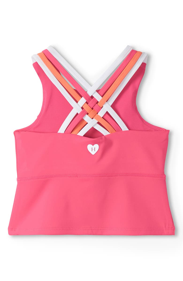 Hatley Kids' Fandango Pink Active Strappy Tank, Alternate, color, Pink