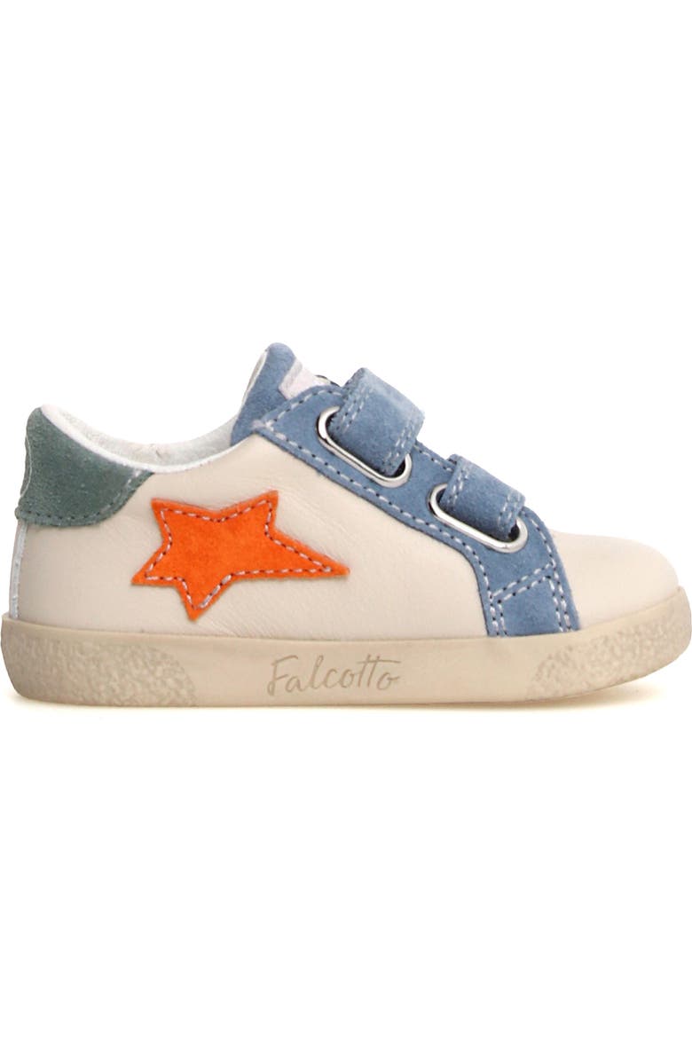 Naturino Kids' Falcotto Alnoite Sneaker, Alternate, color, Milk-Orange-Celeste