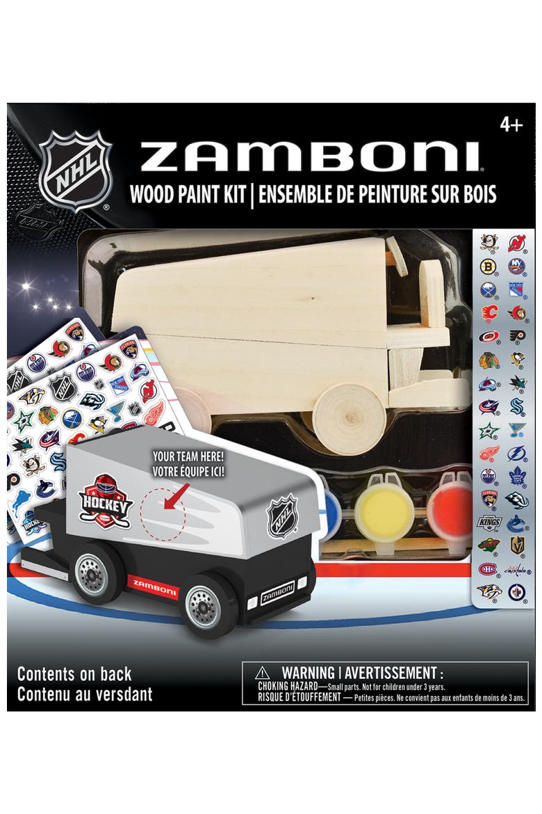 NHL - Zamboni Wood Paint Kit, Main, color, Multicolor
