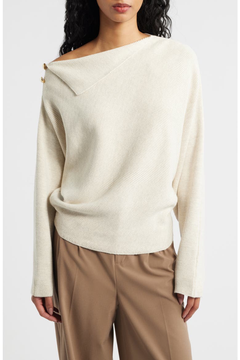 Twister Sweater, Main, color, BEIGE