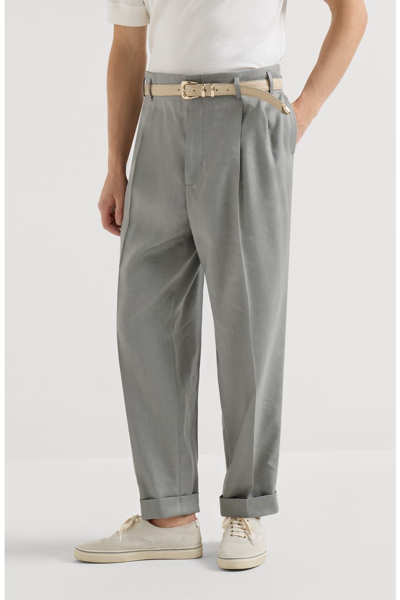 Gabardine trousers, Main, color, Khaki