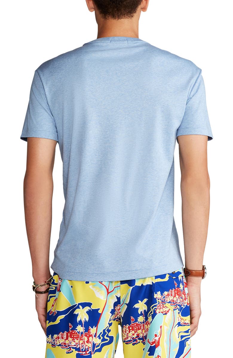 Polo Ralph Lauren Classic Fit Cotton Crewneck T-Shirt, Alternate, color, Isle Heather