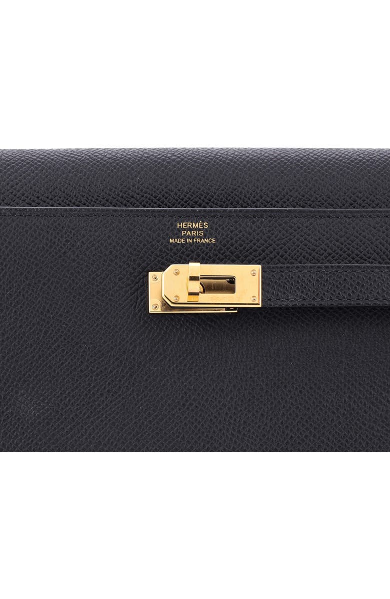 Pre-Owned Hermes Kelly To Go Wallet Epsom, Alternate, color, Noir