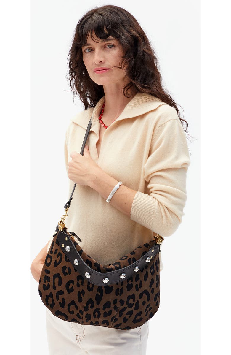Clare V. Moyen Suede Messenger Bag, Alternate, color,