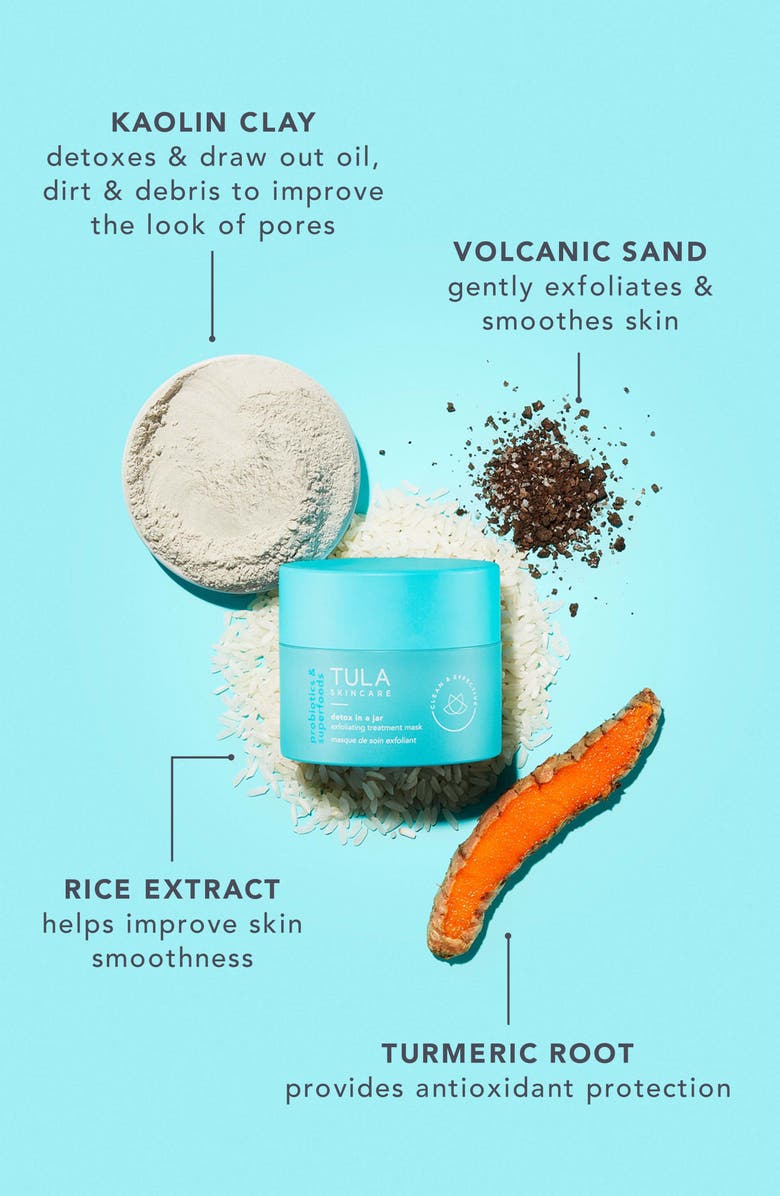 TULA Skincare Detox In A Jar Exfoliating Treatment Face Mask, Alternate, color,