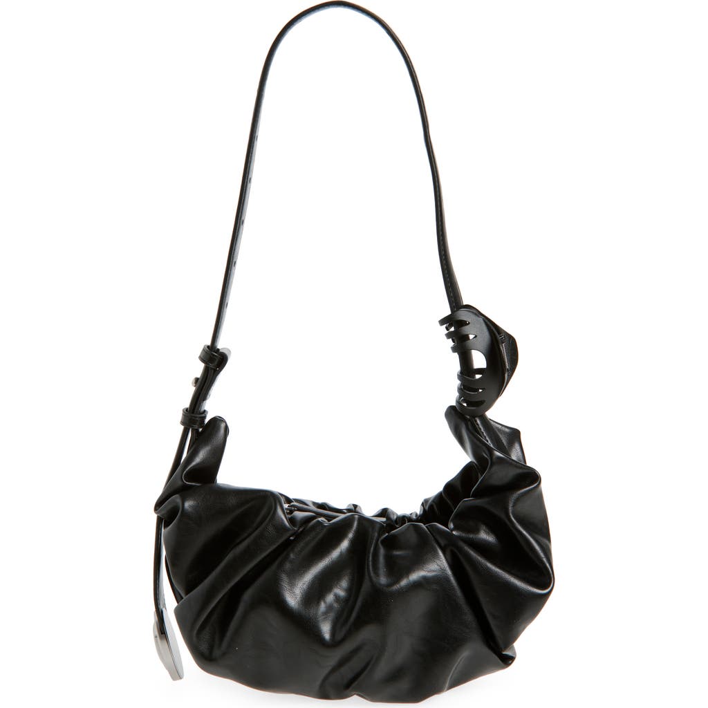 Diesel ® Grab-d Faux Leather Hobo In Black