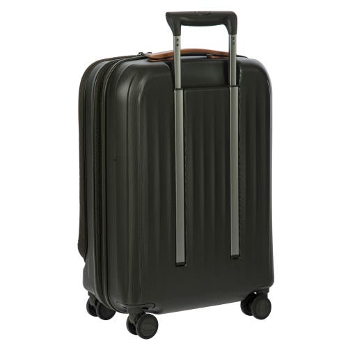 Bric's Taormina 21" Carry-on Expandable Spinner With Pocket In Green