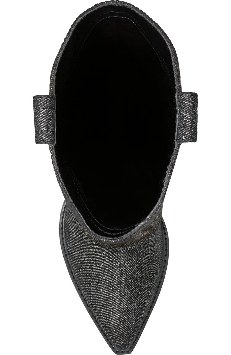 Marc Fisher LTD Harlo Foldover Shaft Pointed Toe Boot, Alternate, color, Black 1