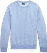 トップス Ralph lauren crewneck cotton fade knit L Cotton Crewneck Sweater