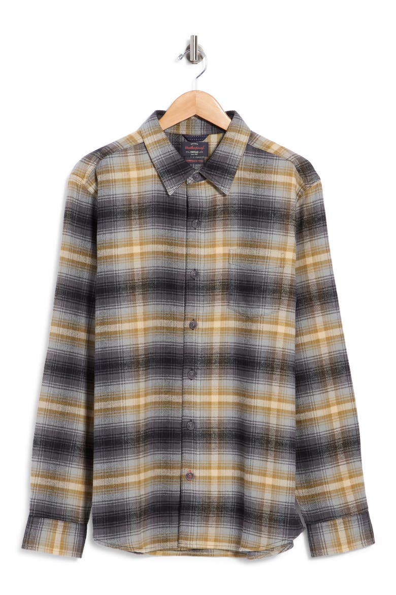 Lumberjack Heavy Twill Plaid Shirt Jacket, Alternate, color, POPPY SEED