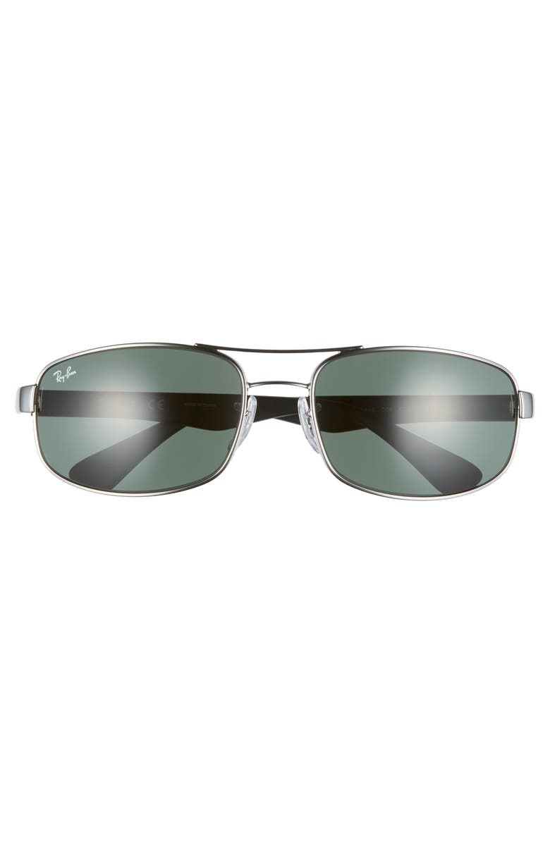 Ray-Ban 61mm Square Sunglasses, Alternate, color, Grey