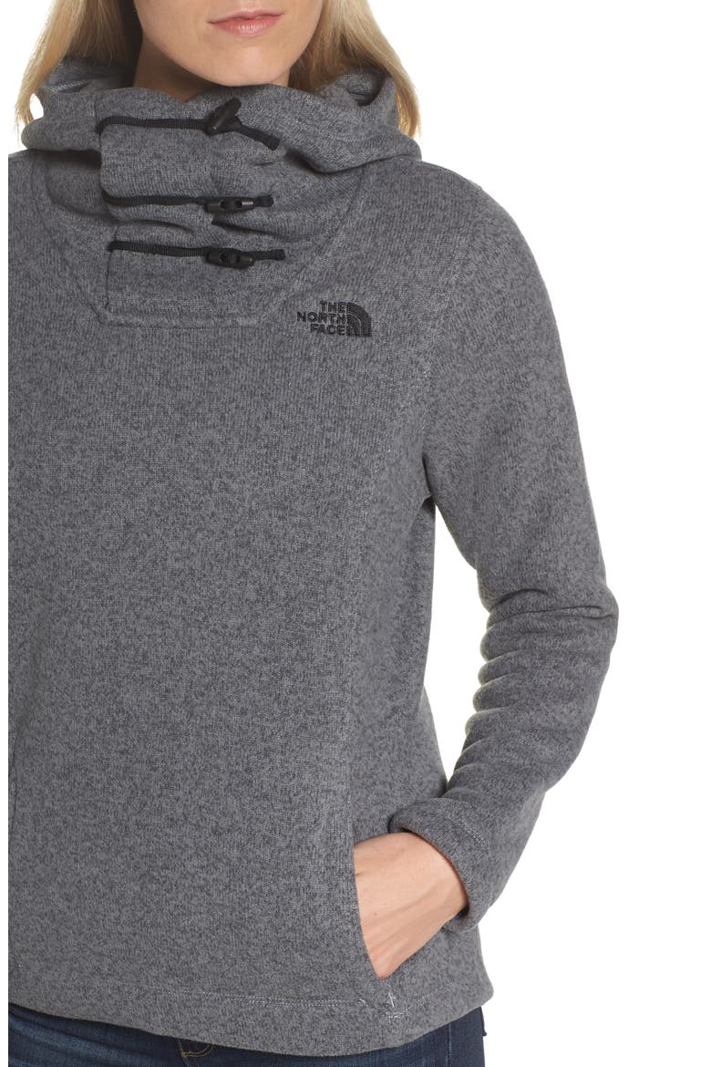 Crescent Hoodie, Alternate, color, TNF MEDIUM GREY HEATHER