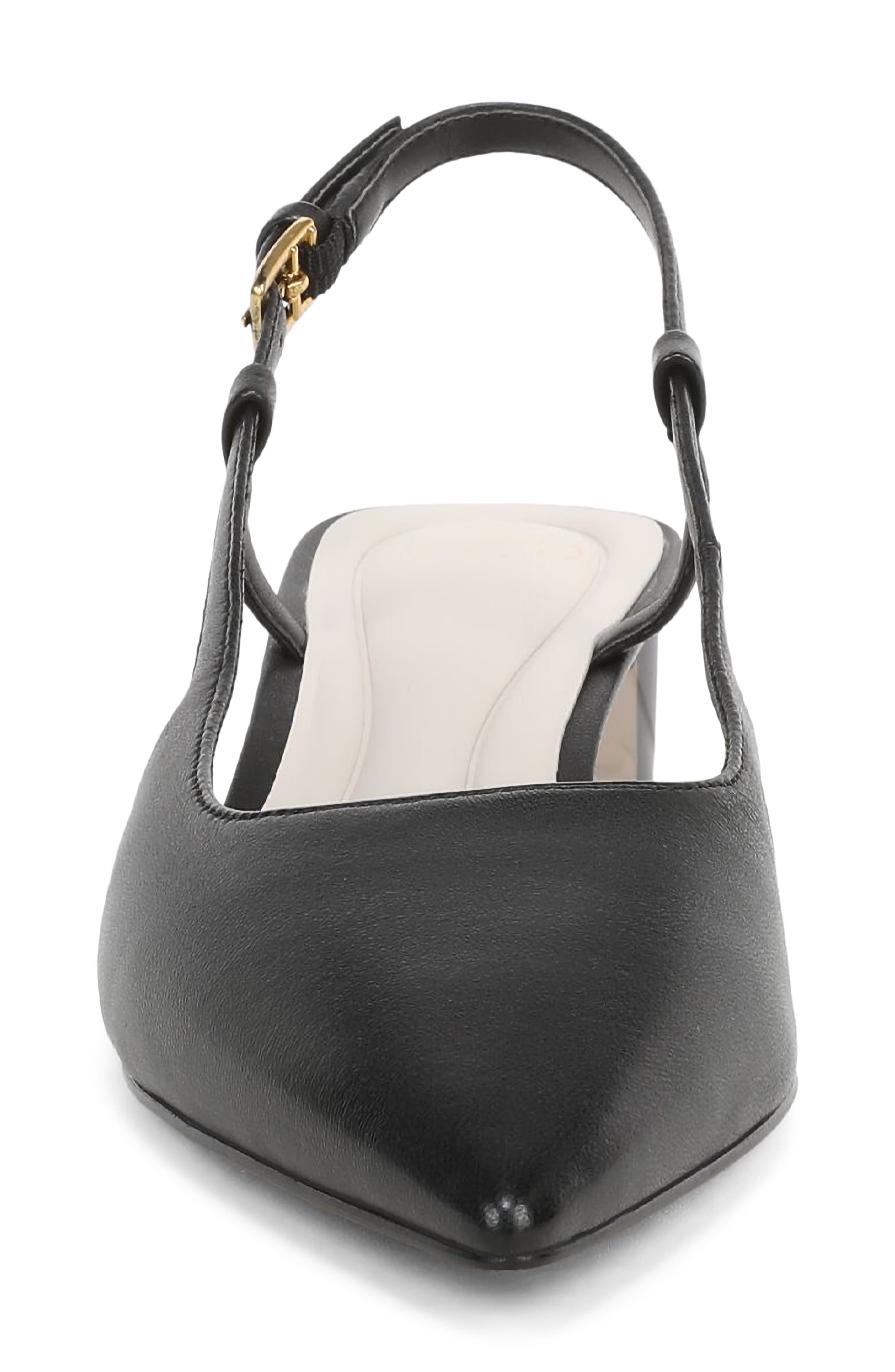 SARTO by Franco Sarto Amelie Slingback Pointed Toe Pump, Alternate, color, Black