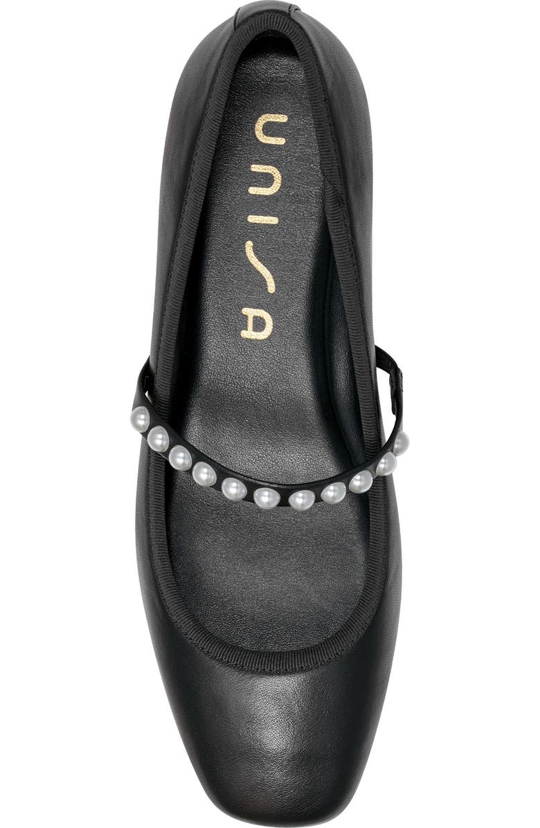 UNISA Faux Pearl Strap Mary Jane Flat, Alternate, color,