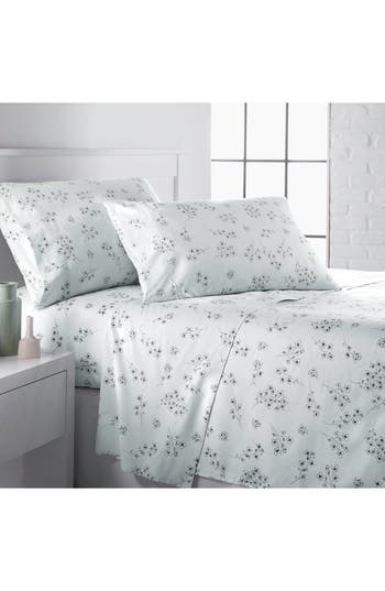 Southshore Fine Linens Premium Collection Printed Deep Pocket Sweet Flowers Sheet Set In Neutral