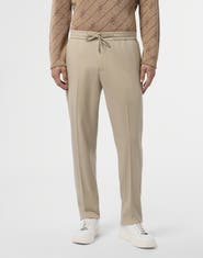 BILLIONAIRE Wool Drawstring Trousers Men