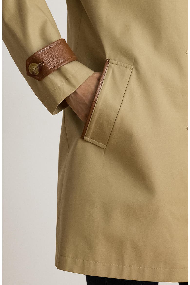 Hooded Cotton Blend Coat, Alternate, color, BIRCH TAN