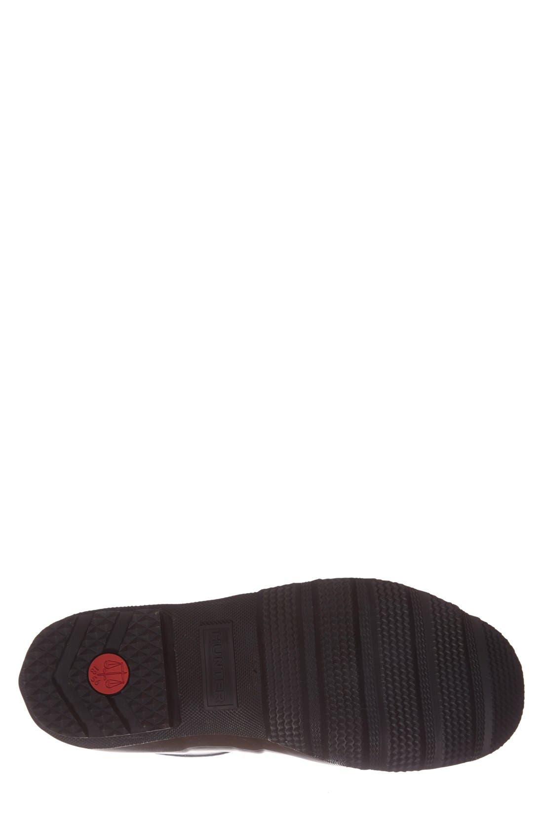 Original Short Waterproof Rain Boot, Alternate, color, BLACK