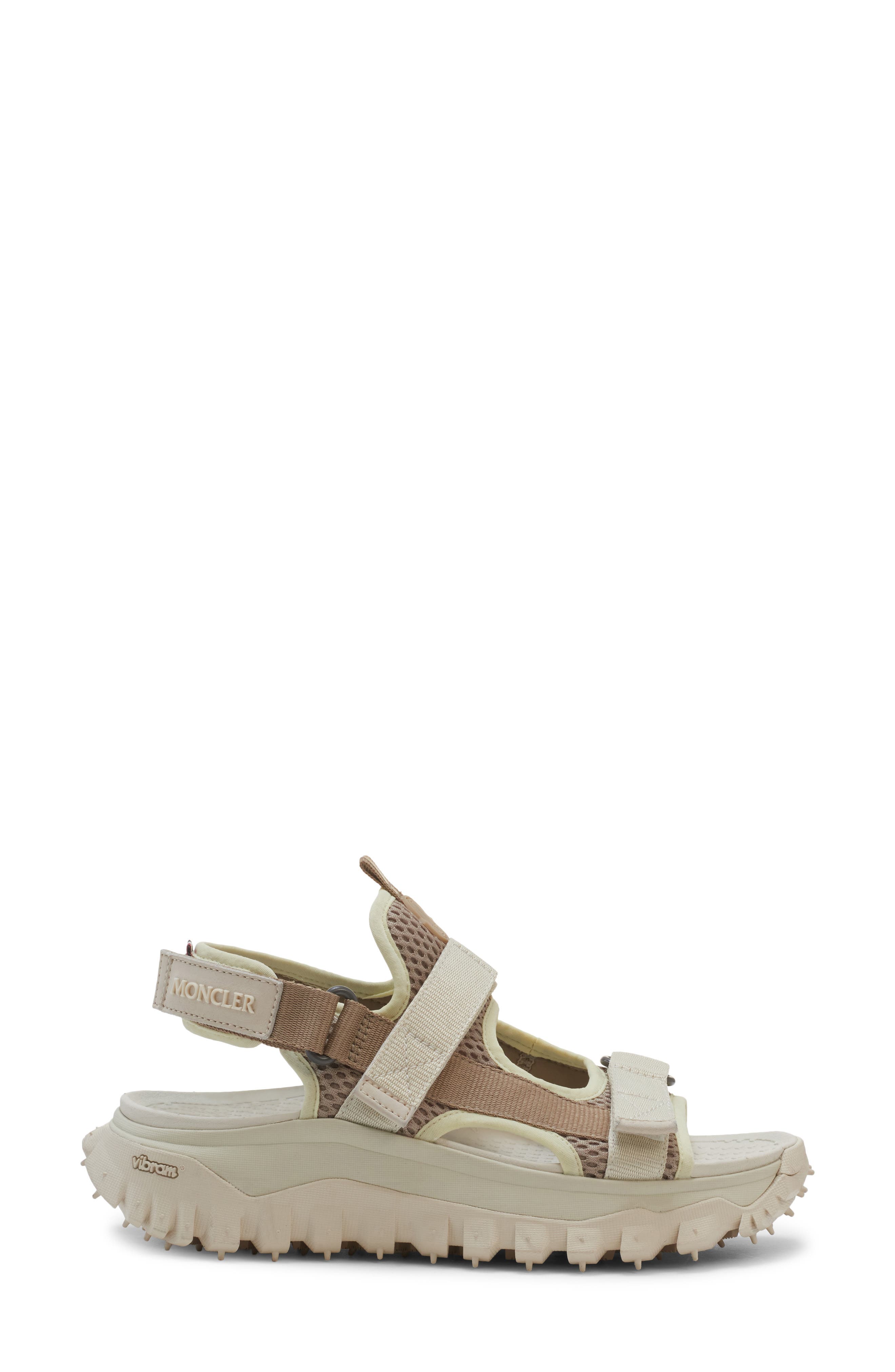 Moncler Trailgrip Vela Hiking Sandal, Alternate, color, Croissant