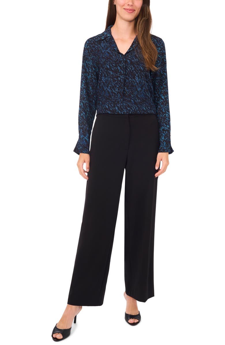 Halogen<sup>®</sup> Collared Top, Alternate, color, Rich Black