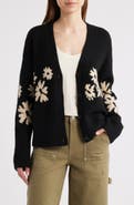 Rails Georgina Floral Intarsia Cardigan