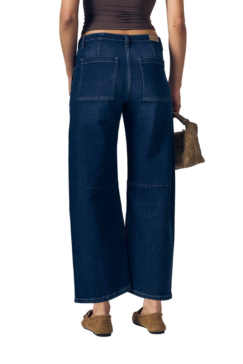 Utility Barrel Leg Jeans, Alternate, color, ZOE