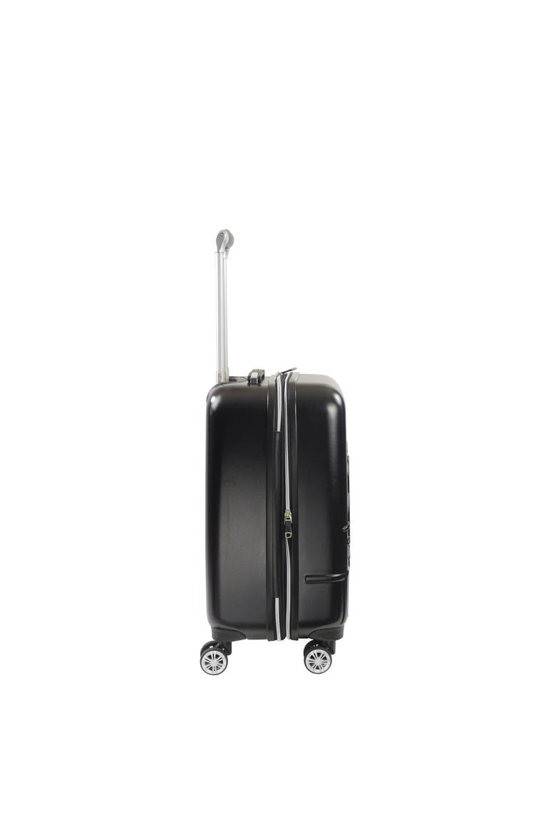Hello Kitty 21" Hard-sided spinner rolling carryon Luggage, Alternate, color, Black