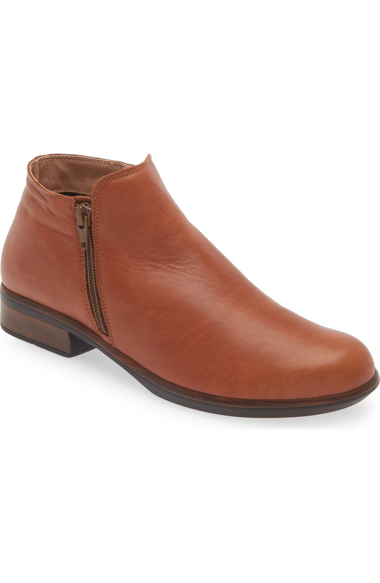 Naot 'Helm' Bootie, Main, color, Brown Peanut Leather