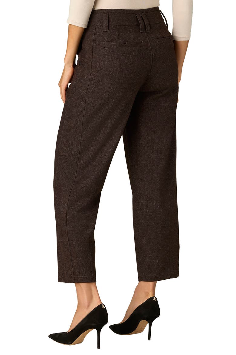 Teagan High Waist Ankle Pants, Alternate, color, COLD BREW