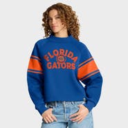FANATICS Women's Fanatics Royal Florida Gators Oversized Hometown Premium Punt Coverage Raglan Pullover Sweatshirt