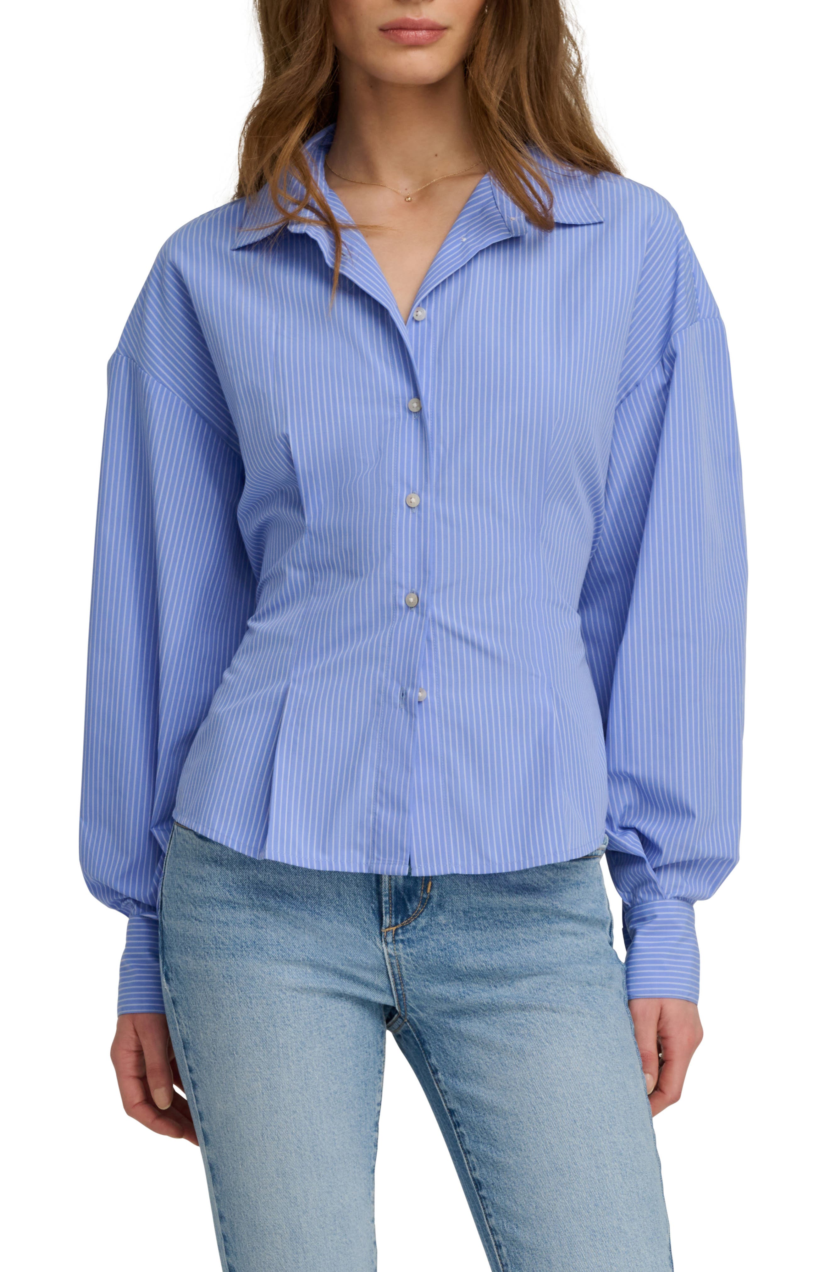 selected BLUE/ WHITE STRIPE