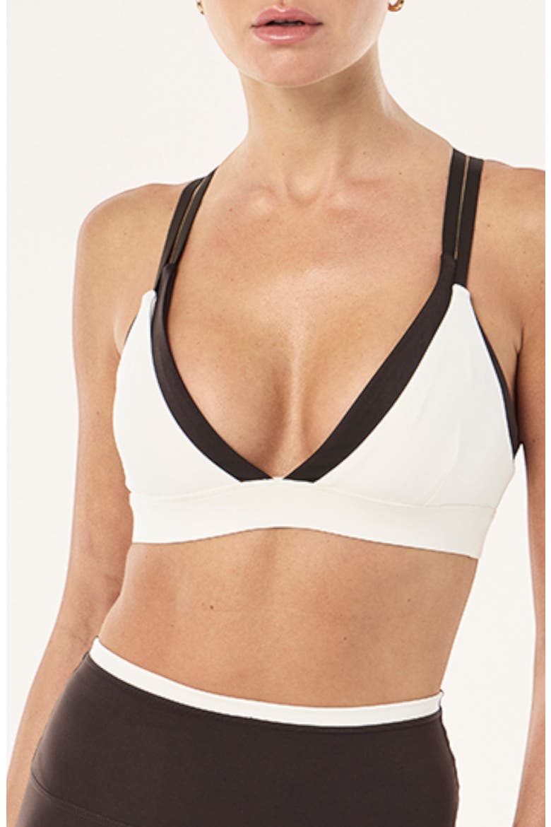 Activate Sports Bra, Main, color, COFFEE/ IVORY