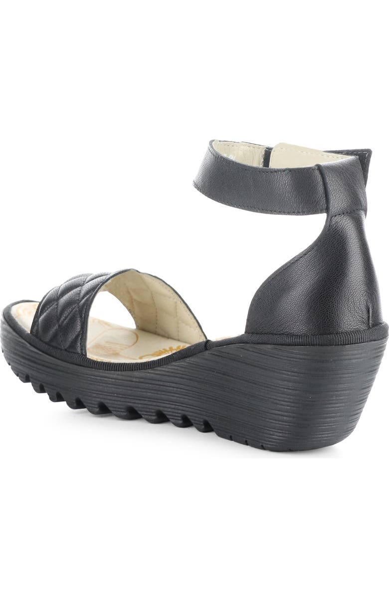 Fly London Yaru Platform Wedge Sandal, Alternate, color,