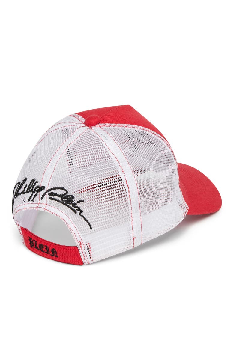Mesh Baseball Cap Pin-Up Unisex, Alternate, color, red