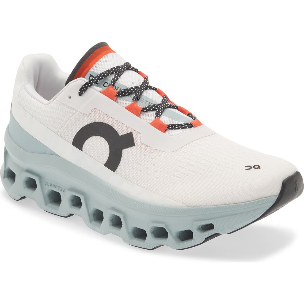 On Cloudmster Running Shoe In White