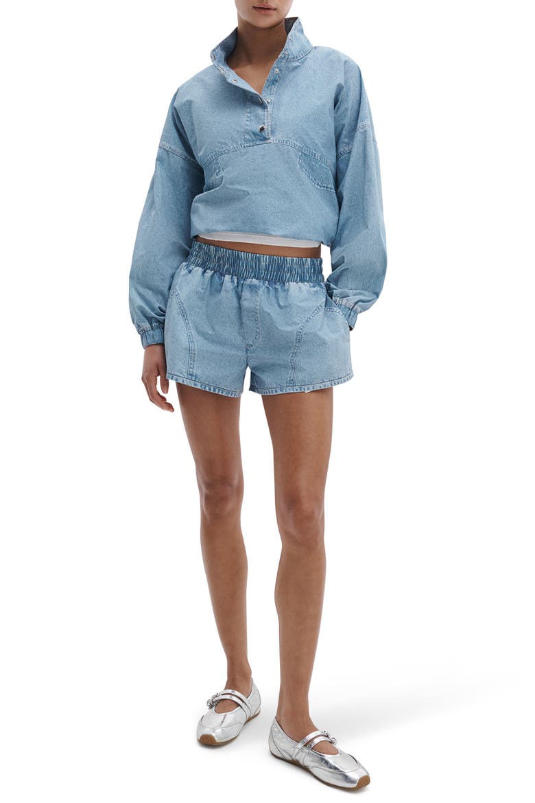 Miramar Flyweight Snap Placket Popover Top, Alternate, color, SHALER