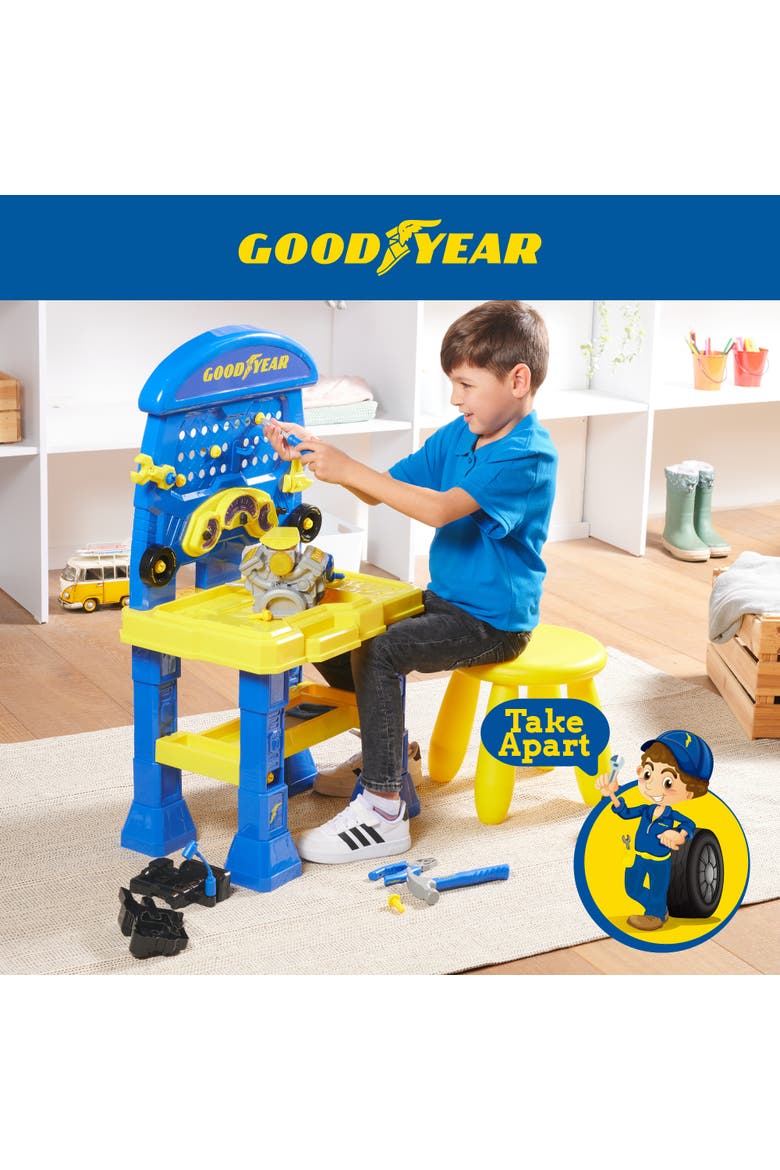 Auto Repair Workbench, Alternate, color, Navy