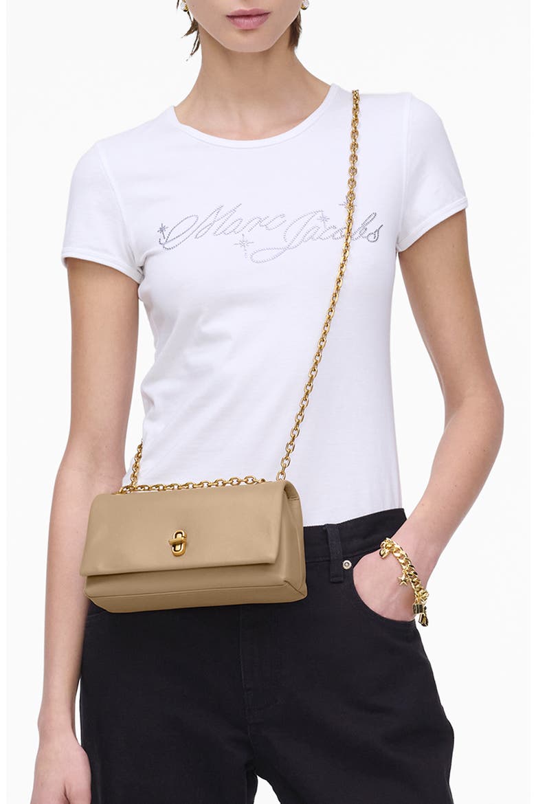 The Dual Chain Strap Mini Bag, Alternate, color, CAMEL