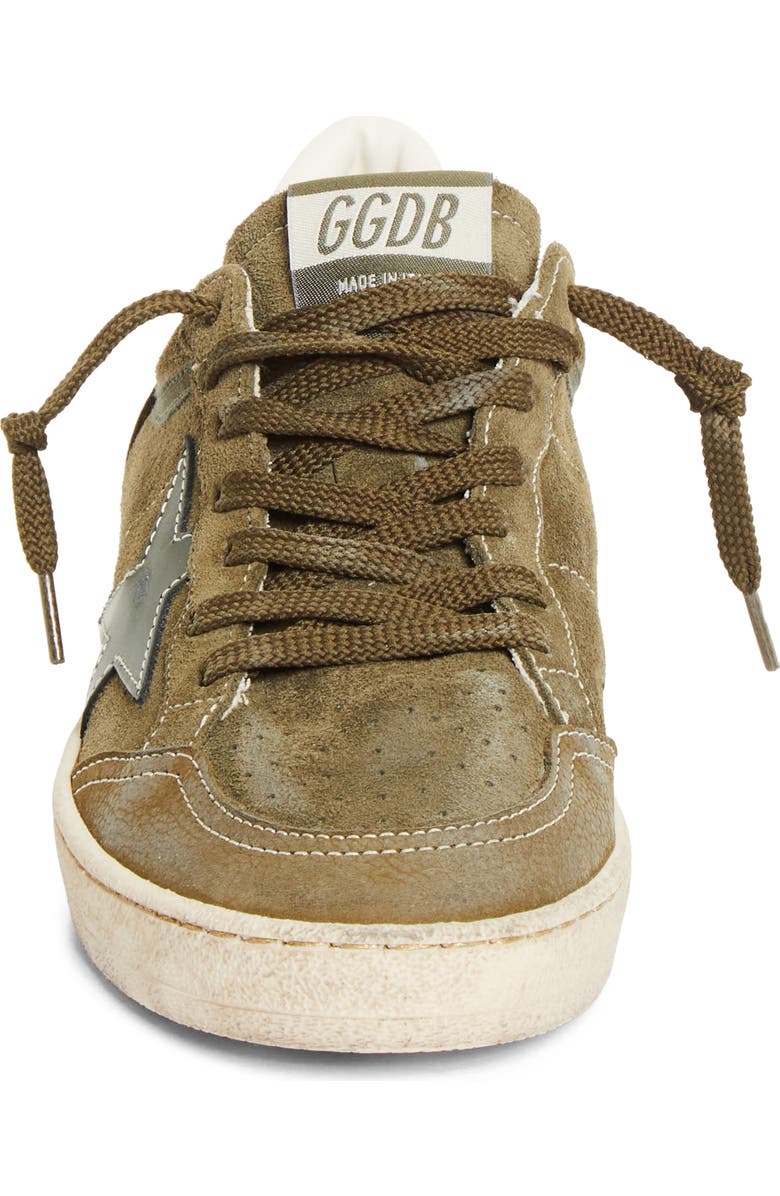 Golden Goose Ball Star Low Top Sneaker, Alternate, color, Olive Green/ Gold