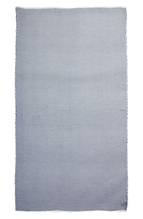 Nordstrom Modal & Silk Scarf In Navy