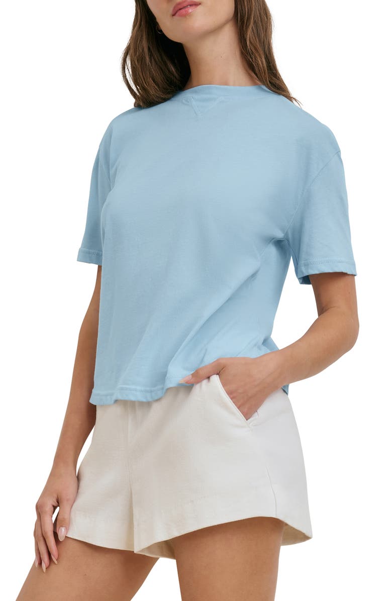 Favorite Daughter The Everyday Organic Cotton T-Shirt, Alternate, color, Sea Blue