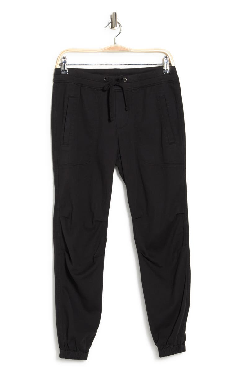 James Perse Soft Drape Utility Pants, Alternate, color, Black