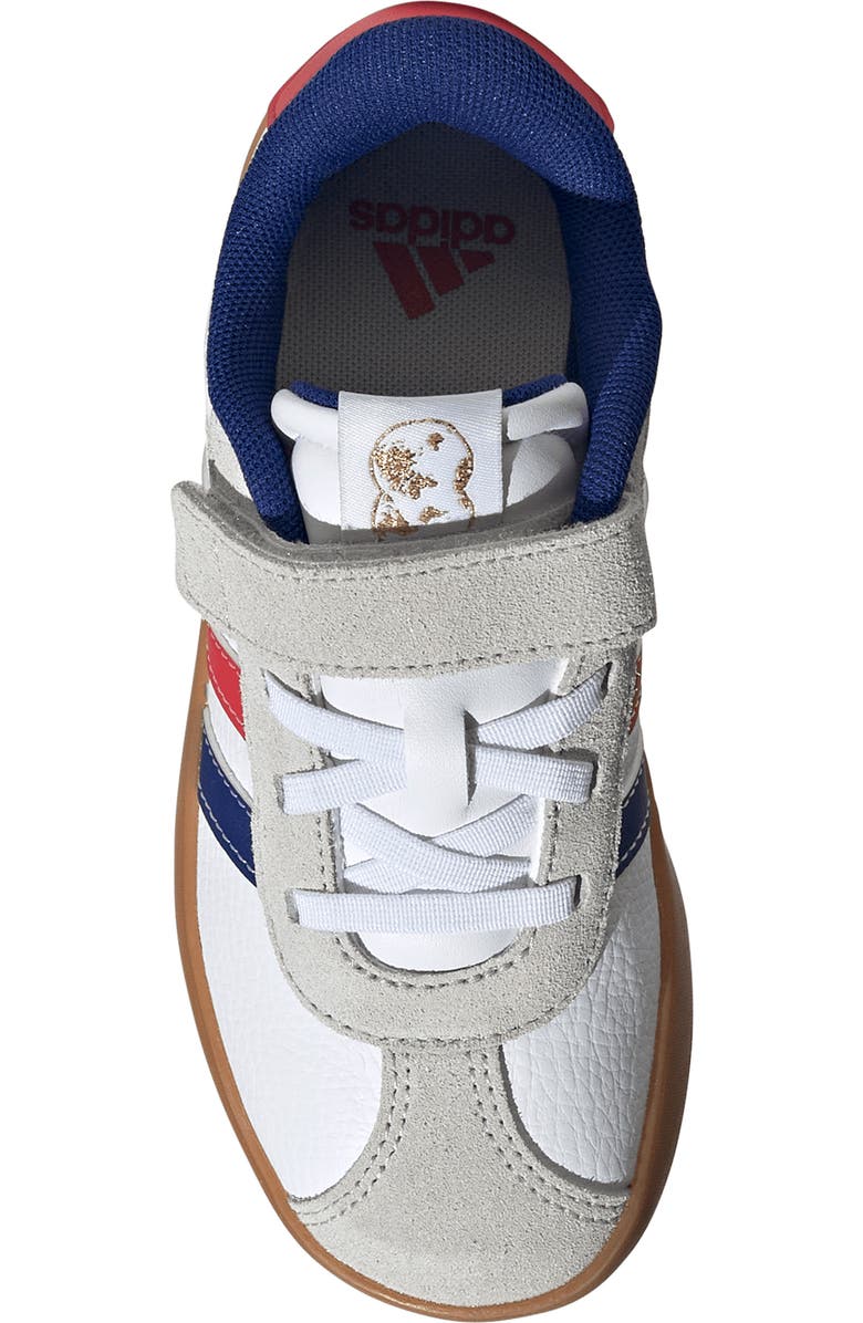 adidas Kids' VL Court 3.0 Sneaker, Alternate, color, White/ Pure Ruby/ Ink