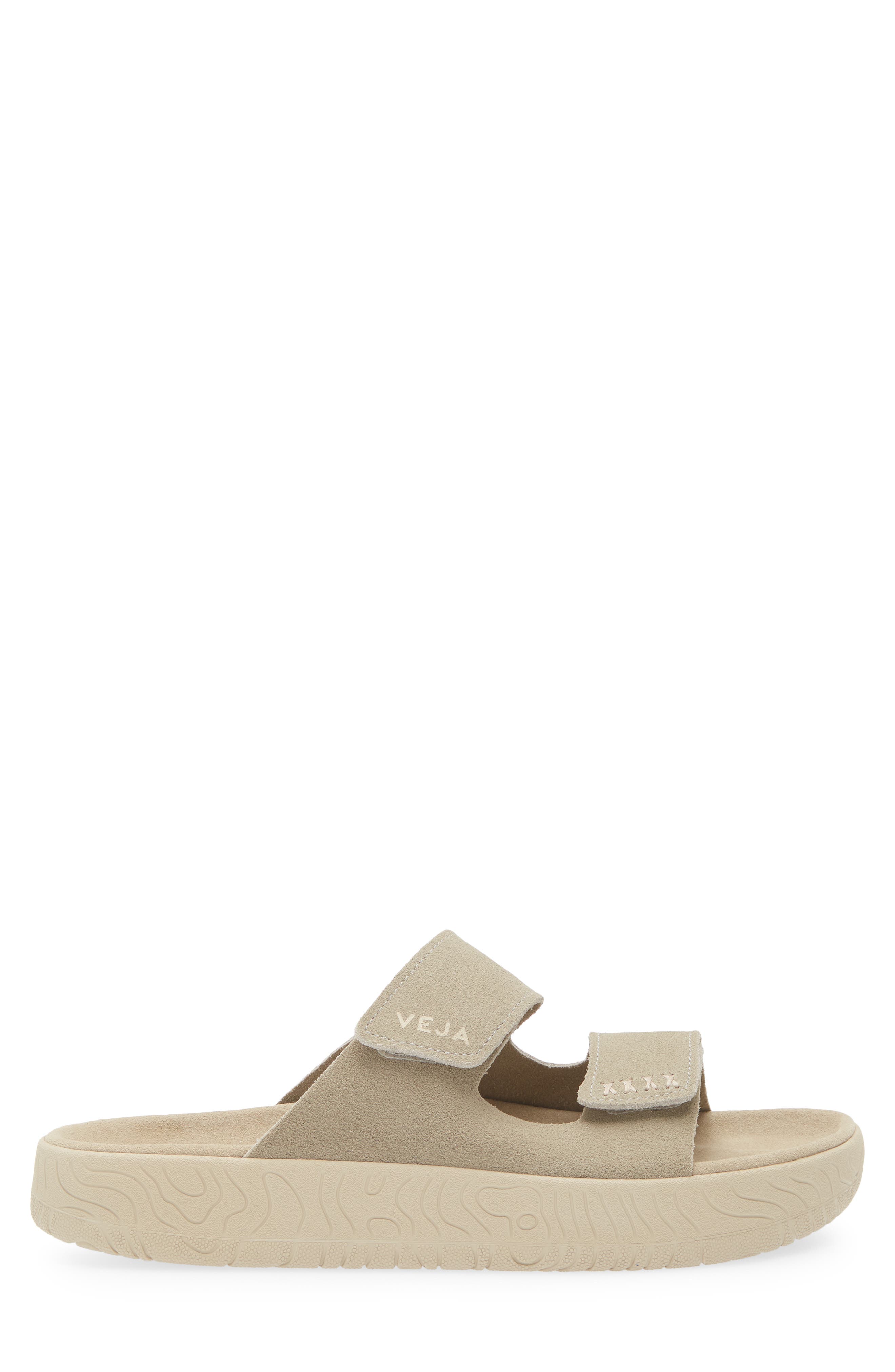 Veja Etna Suede Slide Sandal, Alternate, color, Taupe Almond