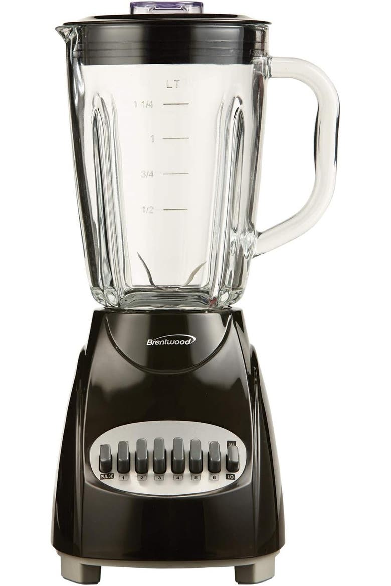 12 Speed Blender With Glass Jar, Alternate, color, BLACK