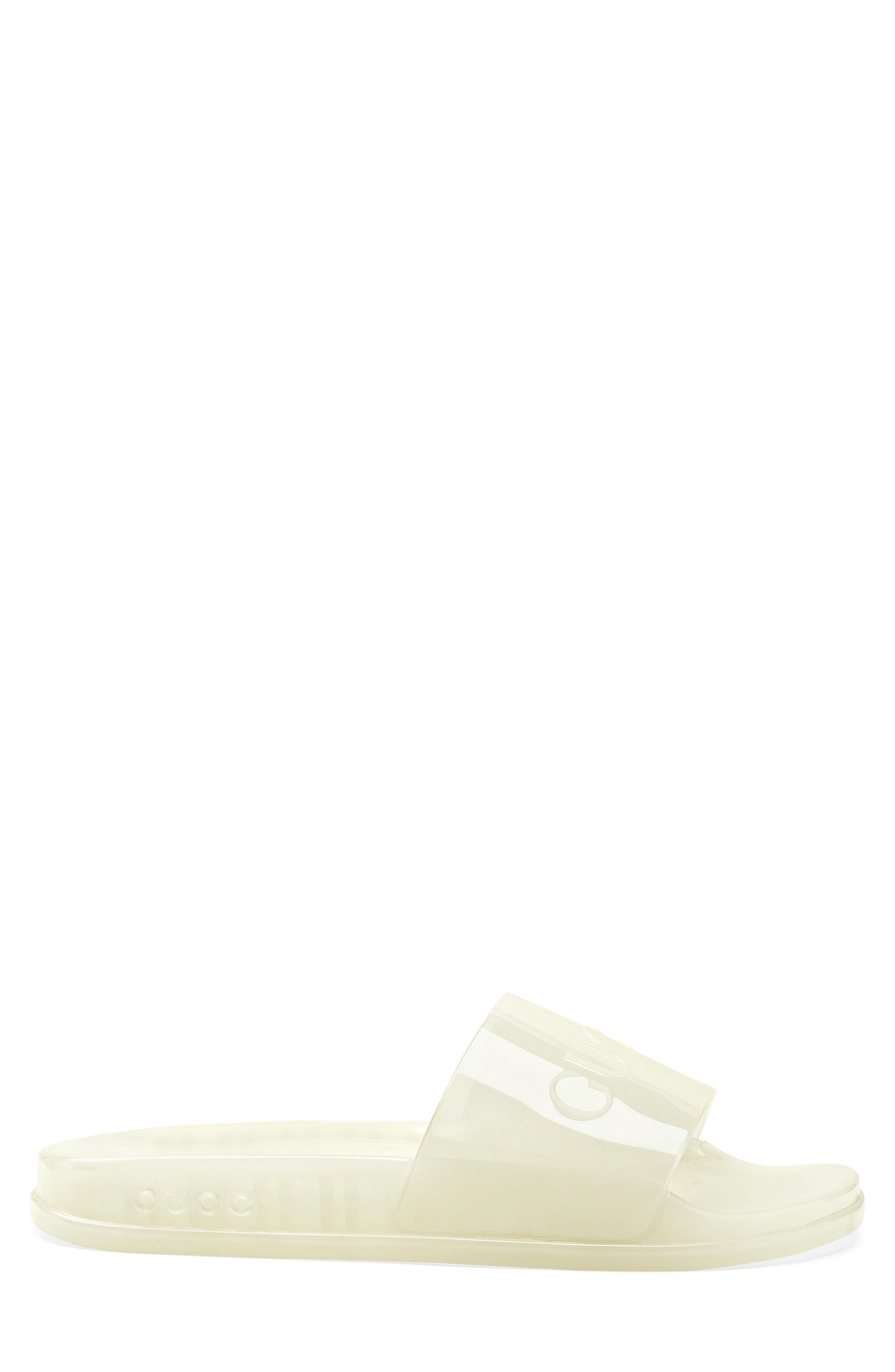 Pursuit Logo Slide Sandal, Alternate, color, GLOW IN THE DARK